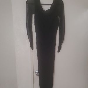 Black Day&night long dress XL
